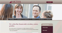 Desktop Screenshot of aktiva-stb.de